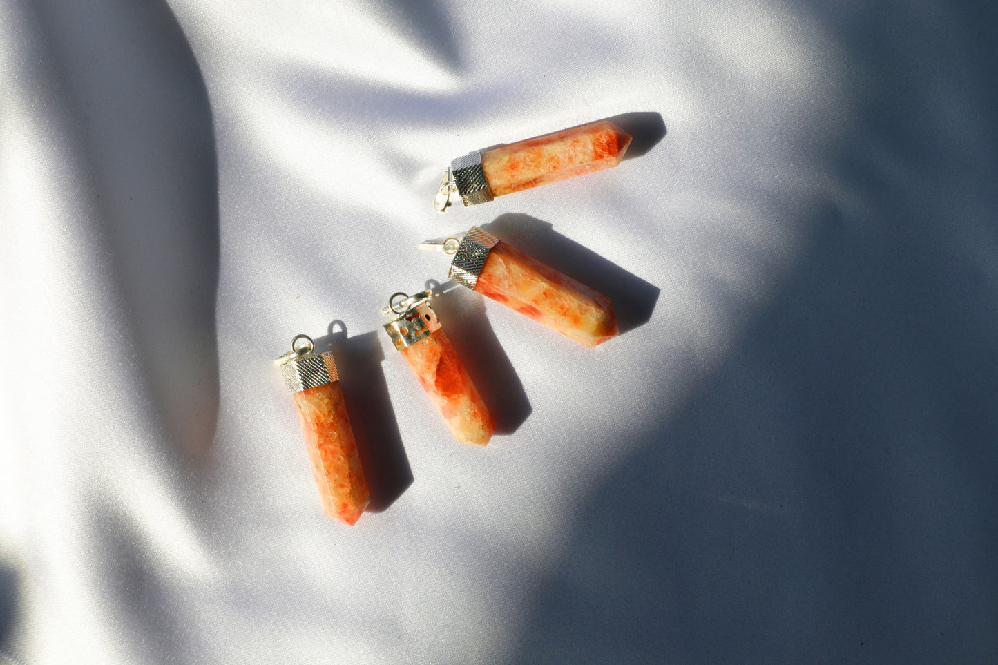 Sunstone Pencil Pendant