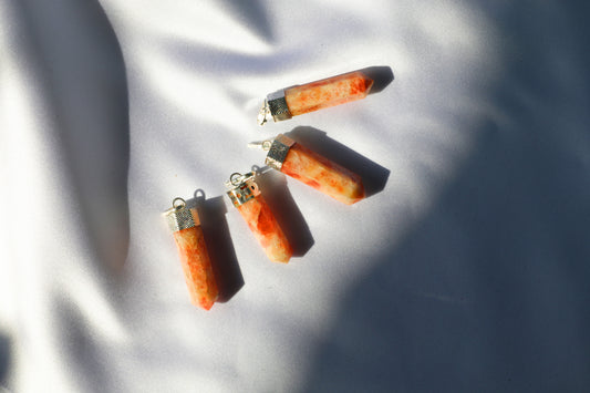 Sunstone Pencil Pendant