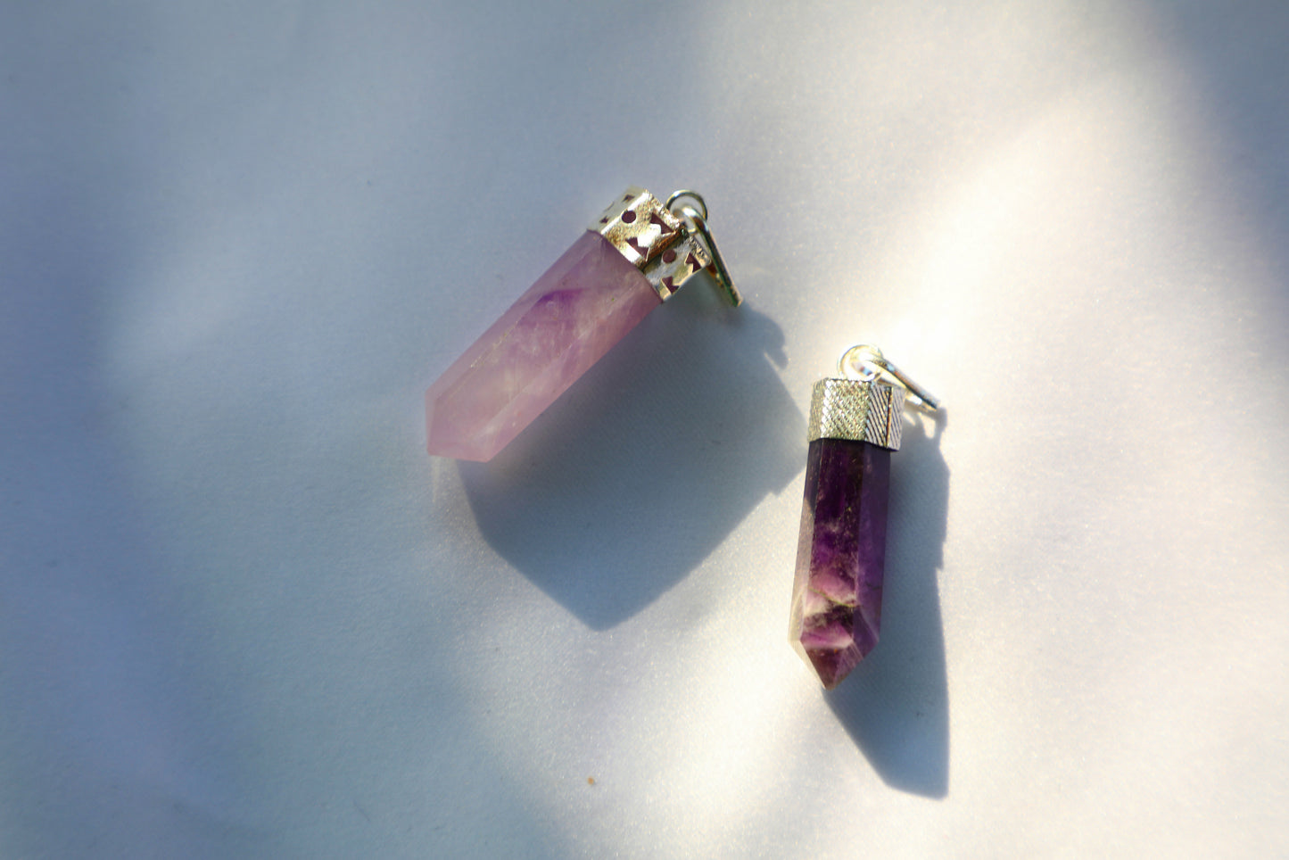 Amethyst Pencil Pendant