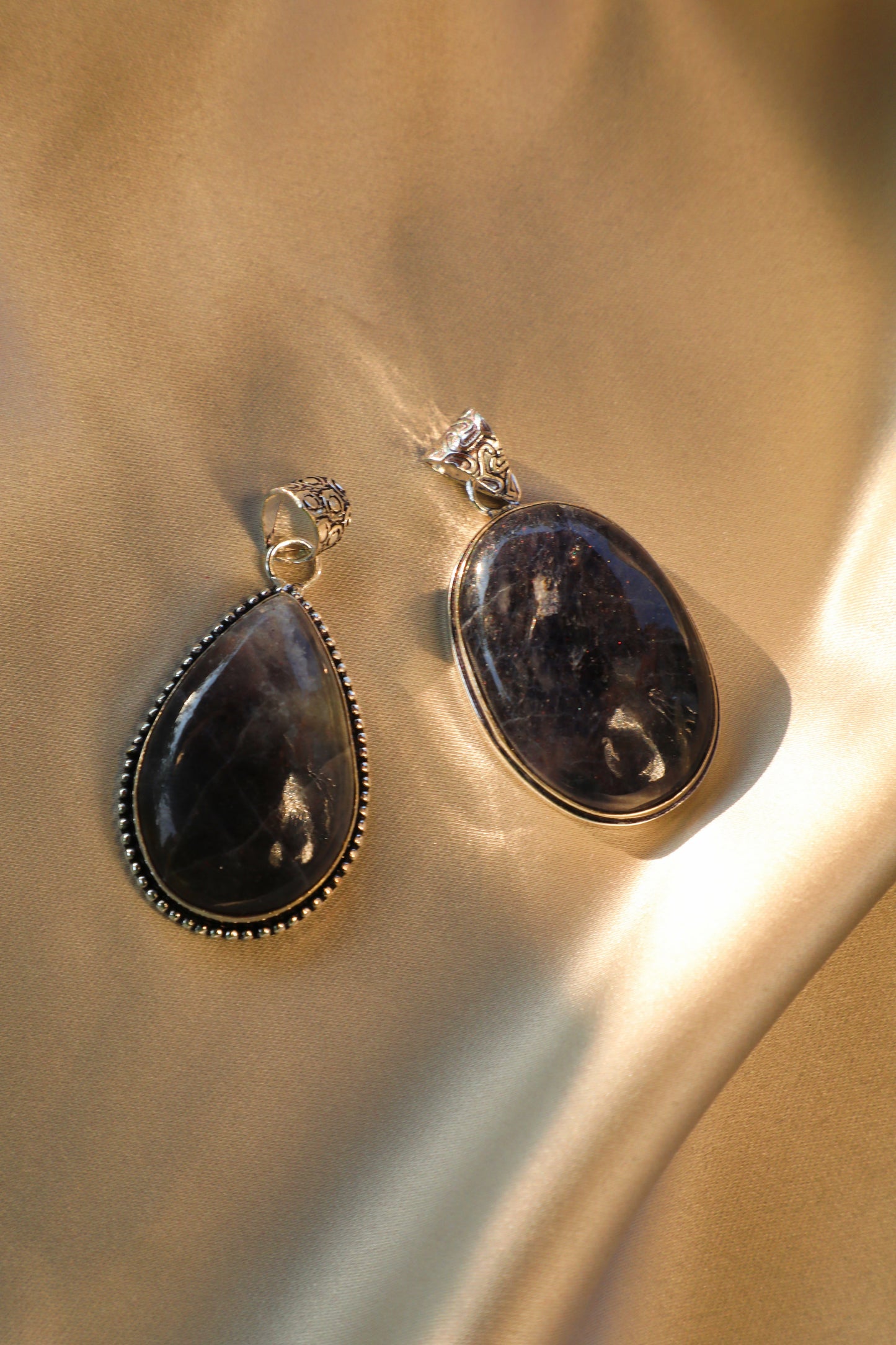 Iolite Pendant