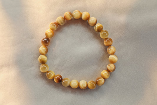 Yellow Tigers Eye Bracelet