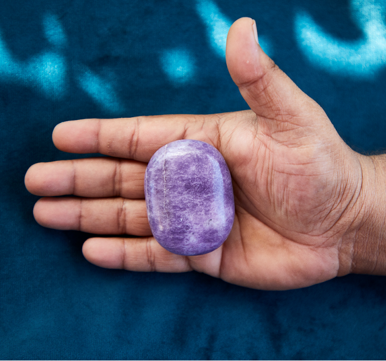 Lepidolite Palmstone